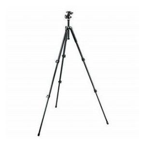 Manfrotto 293 Aluminum 3 Section Tripod with Quick Release Ball Head, Max Height 62\", Supports 8