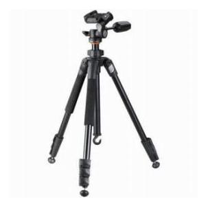 Vanguard Aluminum Alloy Espod 204AP Tripod with QR Three-Way Pan Head, Max Height: 57-1/8, Max Lo