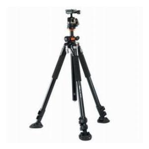 Vanguard Abeo Pro 283AB 3-Section Aluminum Tripod with BBH-200 Ball Head, Load Capacity 17.63 lbs