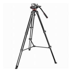 Manfrotto MVH502A Fluid Head and MVT502AM Tripod System with Carrying Bag, 8.8 lbs Capacity