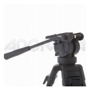 Tiltall 3 Section Video bi-post Tripod with fluid headの画像