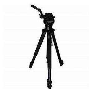 Dolica 65" Video Tripod with Hydraulic Fluid Head， 3 Angle Leg Lock， Tilt and Pan Lock， Supports