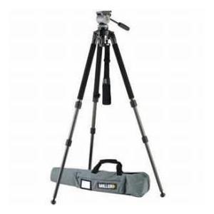 Miller System DS-10 Solo DV Alloy System, DS-10 Fluid Head, with Solo 1630 DV 2-Stage Alloy Tripo