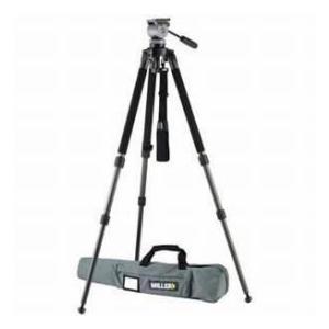 Miller System DS-5 Fluid Head with Solo DV 2-stage Alloy Tripod 1630, Solo DV Soft Case, Supports