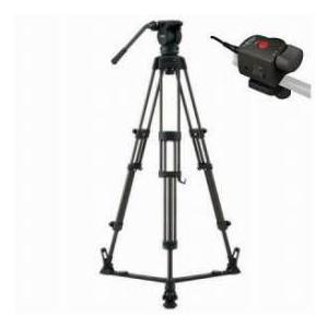 Libec LX5 Professional 2-Stage Aluminum Tripod System with Floor Spreader, Zoom Control, 9 lbs Lo