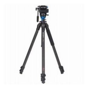 Benro C2573FS4 Video Head and CF Flip Lock Legs, 8.8lbs Max Load Capacity
