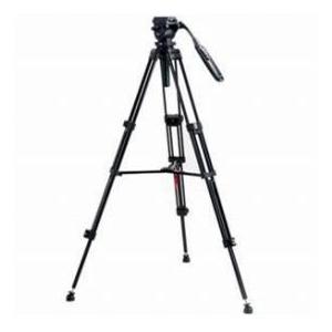 Acebil i-705DX Tripod System with RMC-P3PL Zoom Control Handle, 9 lb Load Capacity, 62\" Max Heigh