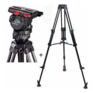 Sachtler 0773 System FSB8 / 2 MD with FSB 8 Fluid Head, Aluminum Tripod Legs ENG 75-2D, Set Mid-L | 