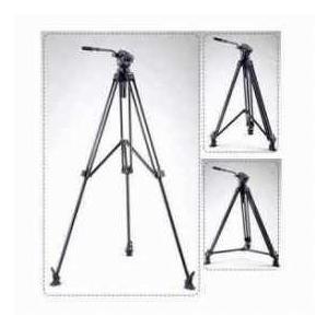 Acebil J-805MX 1-Stage Tripod with 2-Position Middle Spreader and #805, 75mm Ball Leveling Head, | 