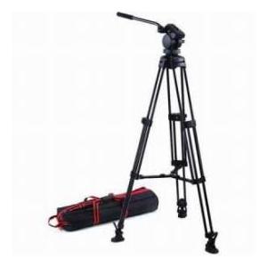 Acebil P-30MX Professional Tripod System with QR Video Pan Head, T750 Aluminum Tripod, MS-3 Middl