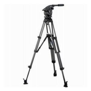 Vinten V10AS-AP2M Vision 10AS Pan and Tilt Fluid Head with Two Stage Aluminum Tripod, Mid-Level S テレビ、オーディオ、カメラ-カメラアクセサリー-カメラ