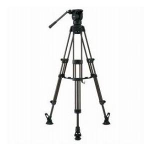 Libec LX7M Tripod System with Mid Level Spreader and Case, 8 kg/17.6 lb Load Capacity, 75mm Ball