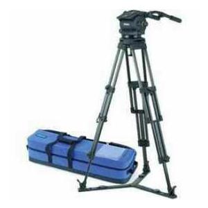 Vinten Black Vision 250 Tripod System, with Vision 250 Fluid Head, Dual Telescopic Pan Bars, Alum | 
