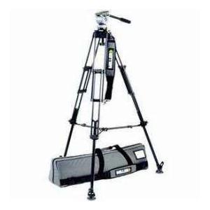 Miller System DS-20(850) ENG Fluid Head with 2 Stage Aluminum Tripod 420, Above Ground Spreader,