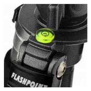 Flashpoint F-2127 Version II Carbon Fiber Tripod, 3 Section Leg Set, Supports 17.6 lbs., Maximumの画像
