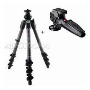 Manfrotto 055CXPRO4 Tripod-4 Section with Manfrotto 327RC2 Lightweight Magnesium Body Joystick He