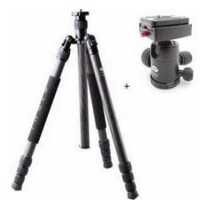 SIRUI N-1204 4 Section Carbon Fiber Tripod, Supports 26 lbs., Max Height 61\" - with SIRUI G-10 29