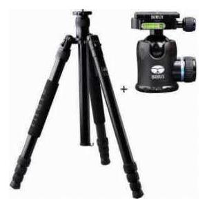 SIRUI M-3004 4 Section Aluminum Tripod, Supports 39 lbs., Max Height 69\" - with SIRUI K-30X 44mm