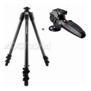 Manfrotto 055CX3 CF Tripod-3 Section with Manfrotto 327RC2 Lightweight Magnesium Body Joystick He