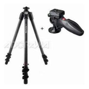 Manfrotto 055CX3 CF Tripod-3 Section with Manfrotto 324RC2 Lightweight Adapto Technopolymer Body