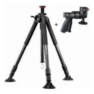 Vanguard Auctus Plus 323CT Lightweight Carbon Fiber Tripod Legs, Dual-Function Wheel Gear System,