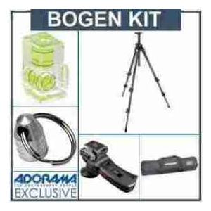 Manfrotto 190CXPRO3 3 Section Carbon Fiber Pro Tripod Kit, with Manfrotto 322RC2 Head, Adorama De