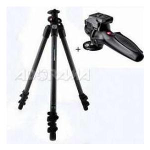 Manfrotto 055CXPRO3 Carbon Fiber Tripod 3-Section with Manfrotto 327RC2 Lightweight Magnesium Bod