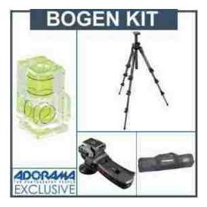 Manfrotto 190CXPRO4 4 Section Carbon Fiber Pro Tripod Kit, with Manfrotto 322RC2 Head, Adorama De