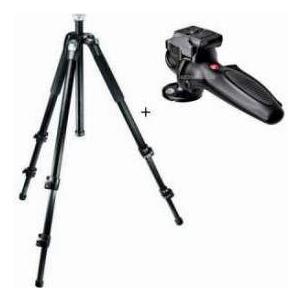 Manfrotto 055CXV3 Tripod View-3 Section with Manfrotto 327RC2 Lightweight Magnesium Body Joystick