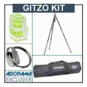 Gitzo GT1531 Series 1 C.F. Tripod, Legs Kit, with Adorama Deluxe Tripod Case, Double Bubble Level