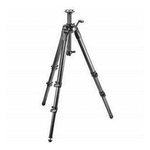 Manfrotto 057 3-Section Carbon Fiber Tripod with Geared Column, Max Height 61", Supports 26 lbs.