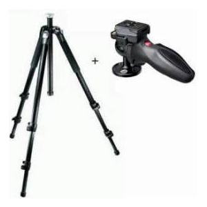 Manfrotto 190CXV3 View, 3 Section Carbon Fiber Tripod, with Manfrotto 324RC2 Lightweight Adapto T