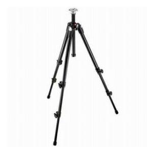 Manfrotto 190XDB 3 Section Black Aluminum Tripod Legs Kit, with Adorama Tripod Case, Double Bubblの画像