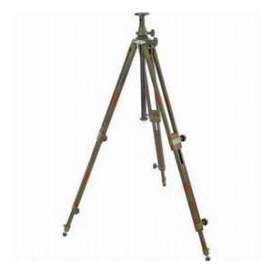 Berlebach 8043 Three-section Wood Tripod Legs with Leveling Ball \u0026 Center Column, Camouflage Fini