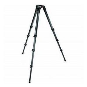 Manfrotto 536 CF 3-Stage, 4-Section Single Tube Video Tripod, Maximum Height 80", Supports 55 lbs
