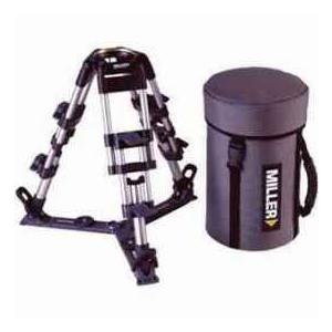 Miller 2-Stage Alloy Baby Tripod Legs with On-Ground Spreader \u0026 100mm Bowl, with Case, Max Height