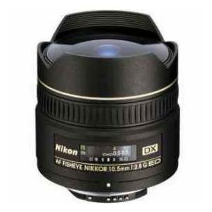 Nikon 10.5mm f/2.8G ED-IF AF DX Fisheye Nikkor Lens F/DSLR Cameras - Grey Market