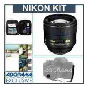 Nikon 85mm f/1.4G IF AF-S Nikkor Lens - Nikon U.S.A. Warranty - Accessory Bundle with Tiffen 77mm