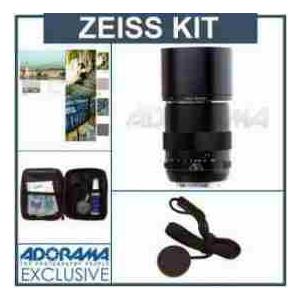 Zeiss 100mm F/2 Makro Planar ZE Manual Focus Macro Lens Kit, for Canon EOS SLR Cameras, with Tiff