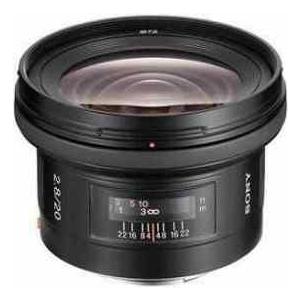 Sony 20mm f/2.8 a(alpha) Mount Digital SLR Wide Angle Lens with Hood