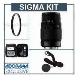 Sigma 70-300mm f/4-5.6 DG OS(Optical Stabilizer) Telephoto Zoom Lens Kit， for Nikon AF D Cameras，