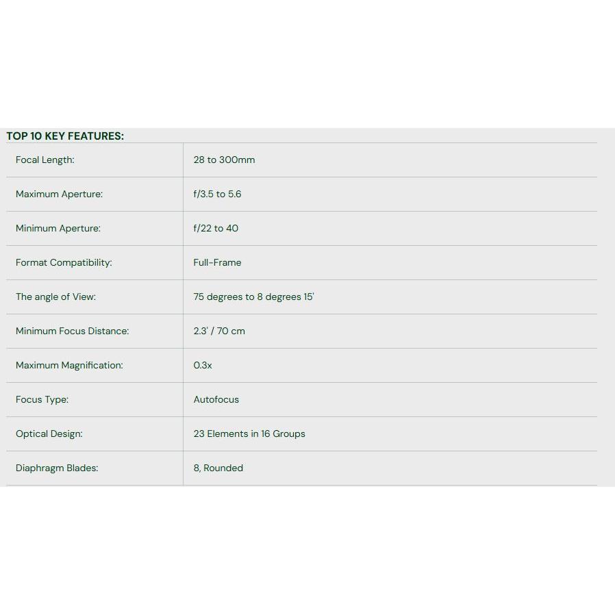 Canon EF 28-300mm f/3.5-5.6L is USM Lens International Version(International Model) |  | 07