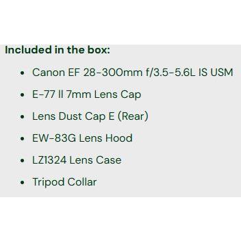 Canon EF 28-300mm f/3.5-5.6L is USM Lens International Version(International Model) |  | 08