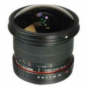 Samyang 8mm f/3.5 HD Fisheye Lens with Removable Hood for Nikon， 180deg. Angle of View
