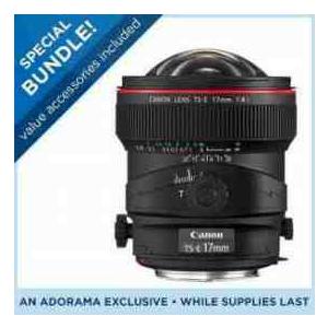 Canon TS-E 17mm f/4L Tilt-Shift Manual Focusing Lens for EOS - U.S.A. Warranty - Special Promotio
