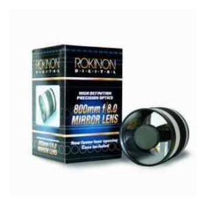 Rokinon 800mm f/8.0 Mirror T-Mount Lens， White