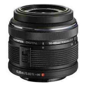 Olympus M. Zuiko Digital 14-42mm f/3.5-5.6 II R Lens - Black - for Micro Four Thirds System