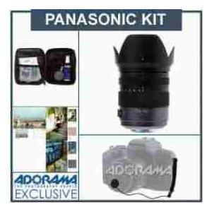 Panasonic Lumix Vario 14-140mm f/4.0-5.8 Aspherical Micro Four Thirds Lens Kit with Tiffen 62mm P