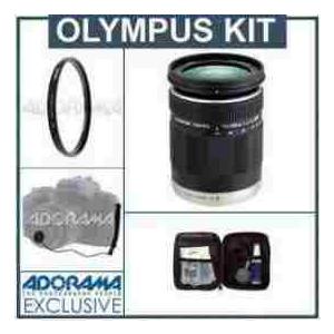 衝撃特価 Zuiko M. Olympus Digital Len System Thirds Four Micro for - Black - Lens Zoom f/4-5.6 14-150mm ED 交換レンズ