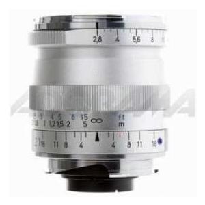 Zeiss Ikon 21mm f/2.8 T* ZM Biogon Lens, for Zeiss Ikon & Leica M Mount Rangefinder Cameras, Silv｜worldselect